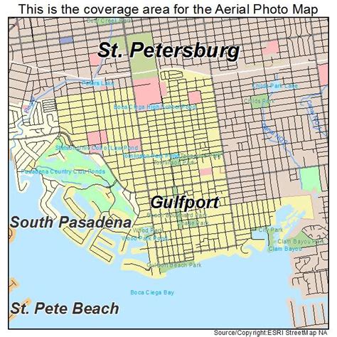 gulfport beach florida map.